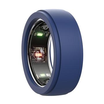 Oura Ring Gen3 naarmuuntumaton silikoni kotelo - koko: 6/7/8/9 - tummansininen