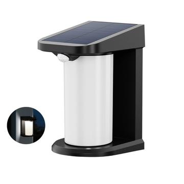 Ulkona oleva aurinko LED-valaisin / seinävalo PIR-liiketunnistimella YH0619-PIR - viileä valkoinen