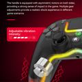 P07 Dazzle Lighting Langaton Bluetooth-ohjain PS4/Android/iOS/Switch/PC - musta