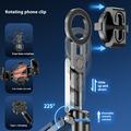 P15-C 2-in-1 magneettinen Selfie Stick ja jalusta RGB-valolla