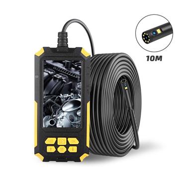 P50 10m Dual Lens Industrial Endoscope 8mm 2MP HD 1080P näyttö Borescope tarkastus kamera