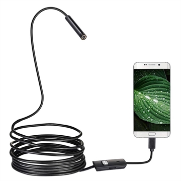 PC Android Endoskooppi / Tarkastuskamera - microUSB, IP67 - 1m