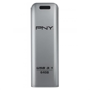 PNY Elite Steel USB-A 3.1 -muistitikku FFD64GESTEEL31G-EF - 64 Gt