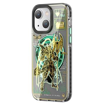Kingxbar PQY Mecha Mag iPhone 14 Plus Hybridikotelo - Vihreä