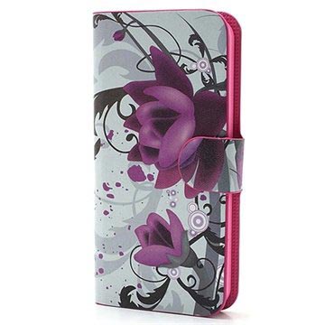 iPhone 5 / 5S / SE Wallet Kotelo - Lotus