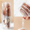 PVC säilytyspussi avaimenperällä 17cm Labubu Plush & Mini Figuurit - läpinäkyvä