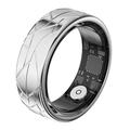PX02 Crack Design Monitoiminen Smart Ring jossa on valokuvaohjaus - Koko: 21.5mm