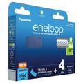 Panasonic Eneloop BK-3MCDEC4BE ladattavat AA-paristot 2000mAh ja säilytyslaatikko - 4 kpl.