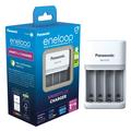 Panasonic Eneloop BQ-CC55 SmartPlus -akkulaturi - 4x AAA/AA