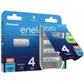 Panasonic Eneloop Mix BK-KJMCDE44E 8BE ladattavat AA/AAA-paristot - 2000mAh/800mAh - 8 kpl.