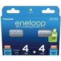 Panasonic Eneloop Mix BK-KJMCDE44E 8BE ladattavat AA/AAA-paristot - 2000mAh/800mAh - 8 kpl.