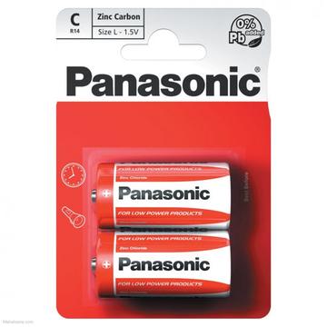 Panasonic R14/C sinkki-hiiliparisto - 2 kpl. - 1.5V