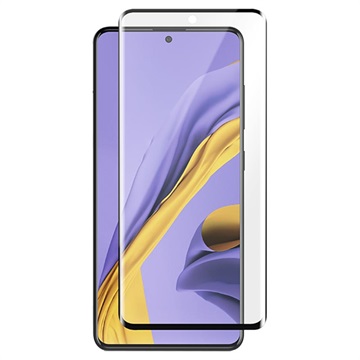 Panzer Premium Kaareva Samsung Galaxy A51 Panssarilasi - 9H - Musta