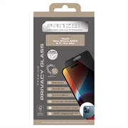 iPhone 15 Pro Max Panzer Premium Full-Fit Privacy Panssarilasi - 9H