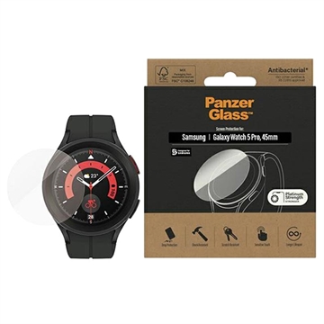 PanzerGlass AntiBacterial Samsung Galaxy Watch5 Pro Panssarilasi - 9H - 45mm