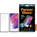 Samsung Galaxy S21 FE 5G PanzerGlass AntiBacterial Panssarilasi - 9H - Case Friendly - Musta Reuna