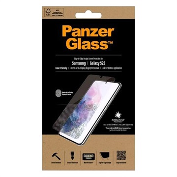 PanzerGlass CF Antibacterial Samsung Galaxy S22 5G Panssarilasi - 9H