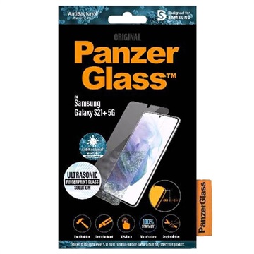 PanzerGlass CF Antibakteerinen Samsung Galaxy S21+ 5G Panssarilasi - 9H