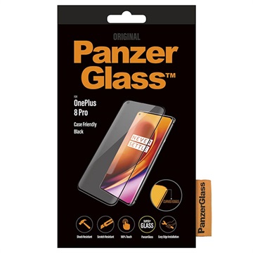 PanzerGlass Case Friendly OnePlus 8 Pro Panssarilasi - Musta