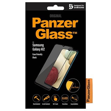 PanzerGlass Case Friendly Samsung Galaxy A12 Panssarilasi - 9H - Musta