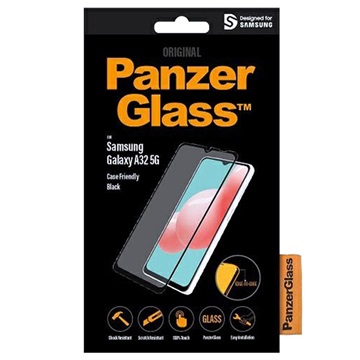 PanzerGlass Case Friendly Samsung Galaxy A32 5G/M32 5G Panssarilasi - 9H - Musta