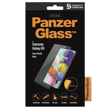 PanzerGlass Case Friendly Samsung Galaxy A51 Panssarilasi - 9H - Musta