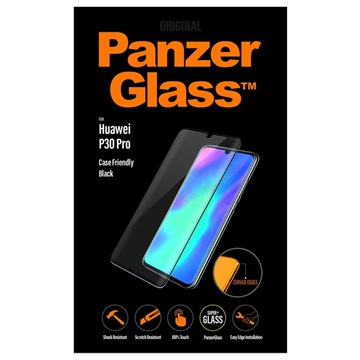 PanzerGlass Case Friendly Huawei P30 Pro Panssarilasi - Musta