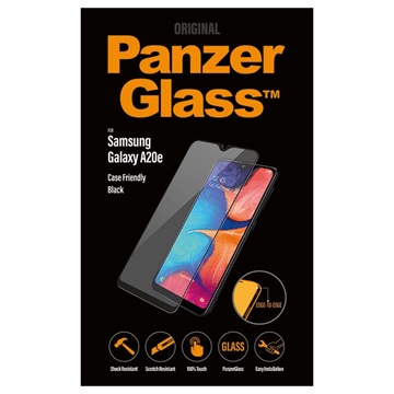 PanzerGlass Case Friendly Samsung Galaxy A20e Panssarilasi - Musta