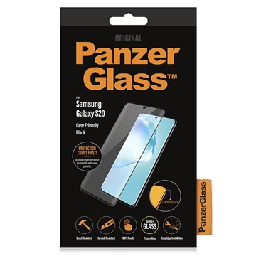 PanzerGlass Case Friendly Samsung Galaxy S20 Panssarilasi - 9H - Musta