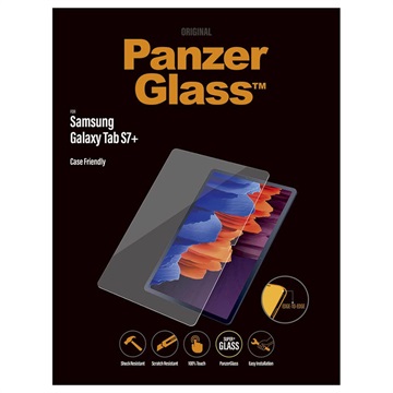 PanzerGlass Case Friendly Samsung Galaxy Tab S7+/S8+ Panssarilasi (Avoin pakkaus - Erinomainen) - Kirkas