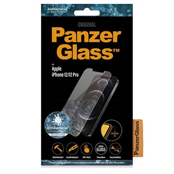 PanzerGlass iPhone 12/12 Pro Panssarilasi - Läpinäkyvä