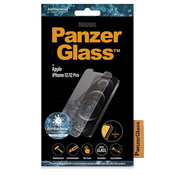 PanzerGlass iPhone 12/12 Pro Panssarilasi - 9H - Läpinäkyvä