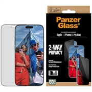 iPhone 17 Pro Max PanzerGlass Ultra-Wide Fit EasyAligner 2-Way Privacy Panssarilasi - 9H - musta reuna