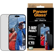 iPhone Air PanzerGlass Ultra-Wide Fit EasyAligner 2-Way Tietosuoja Panssarilasi - 9H - musta reuna
