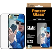 iPhone 17 Pro PanzerGlass Ultra-Wide Fit EasyAligner -Panssarilasi - 9H - Läpinäkyvä
