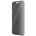 iPhone 14 Pro Max PanzerGlass Ultra-Wide Fit Privacy EasyAligner Panssarilasi - 9H - Musta Reuna