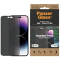 iPhone 14 Pro Max PanzerGlass Ultra-Wide Fit Privacy EasyAligner Panssarilasi - 9H - Musta Reuna