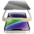 iPhone 13 Pro Max/14 Plus PanzerGlass Ultra-Wide Fit Privacy EasyAligner Panssarilasi - 9H - Musta Reuna