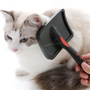 Lemmikkieläinten hoito Slicker Brush & Massage Needle Comb - Suuri