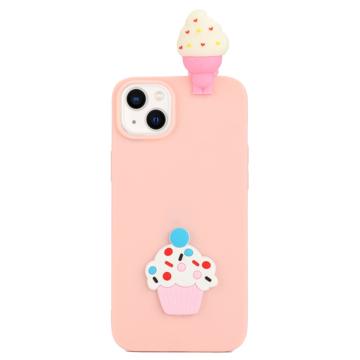 3D Cartoon iPhone 14 Plus TPU-Kotelo