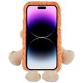 3D Plush Doll iPhone 14 Pro TPU Suojakuori