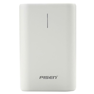 Pisen TS-D234 Compact QC3.0&PD Varavirtalähde - 10000mAh - Valkoinen