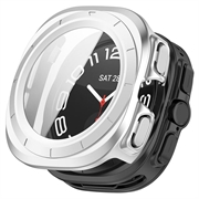 Samsung Galaxy Watch Ultra2 Muovikotelo Panssarilasi - 47mm - Matta hopea