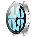 Samsung Galaxy Watch6 Muovikotelo Panssarilasi - 9Hlla Panssarilasi - 9H - 44mm - Hopea