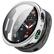 Samsung Galaxy Watch9 Muovikotelo Panssarilasi - 40mm - Matta hopea