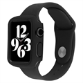 Apple Watch Series SE (2022)/SE/6/5/4 Muovikotelo Panssarilasi - 9Hlla Panssarilasi - 9H - 44mm - Musta