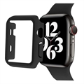 Apple Watch Series SE (2022)/SE/6/5/4 Muovikotelo Panssarilasi - 9Hlla Panssarilasi - 9H - 44mm - Musta