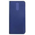 Luxury Mirror View Huawei Mate 10 Lite Lompakkokotelo - Sininen