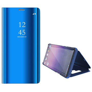 Luxury Series Mirror View Samsung Galaxy Note9 Lompakkokotelo - Sininen