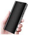 Luxury Mirror View Samsung Galaxy Note8 Lompakkokotelo - Musta